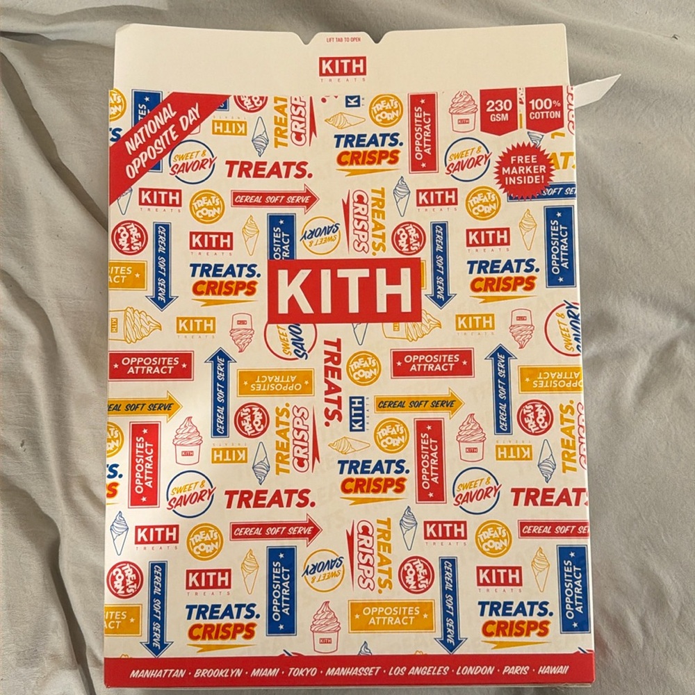 Kith Treats Waffles Ls Tee - White
